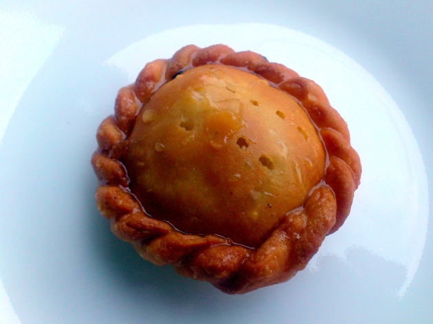 Chandrakala (Sweet filled with Khoa and nuts)